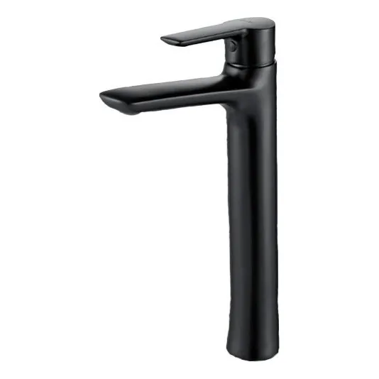 Llave Monomando Baño Lavabo Negro Mate Latón Solido Rubinett