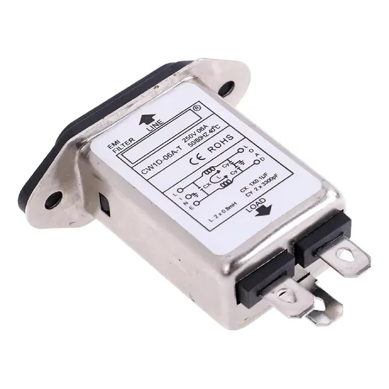 Filtro Emi De Linea Elimina Ruido 6a Monofasico 115v 220v