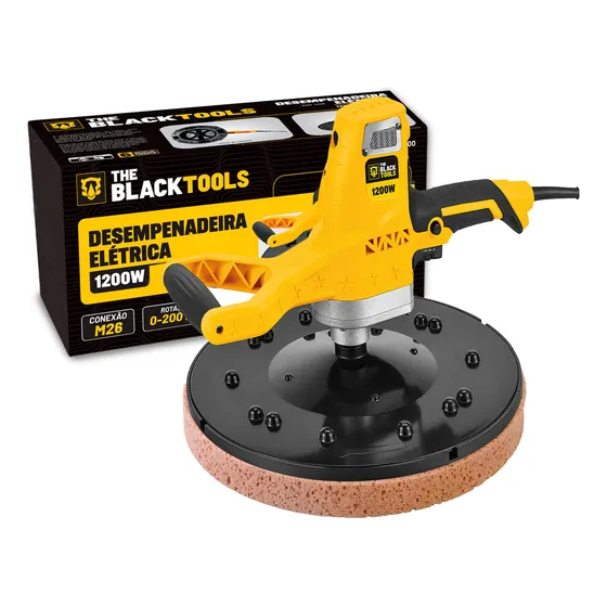 Desempenadeira Elétrica Para Reboco e Parede 1200w 220V BDD1200 The Black Tools