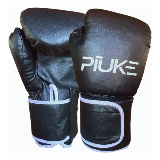 Guante Box Boxeo Sparring Kick Boxing Eco Cuero Ajustable