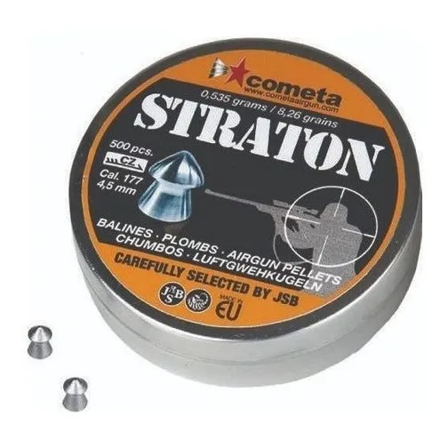 Chumbinho 4.5mm 500un Cometa Straton Seleção Jsb