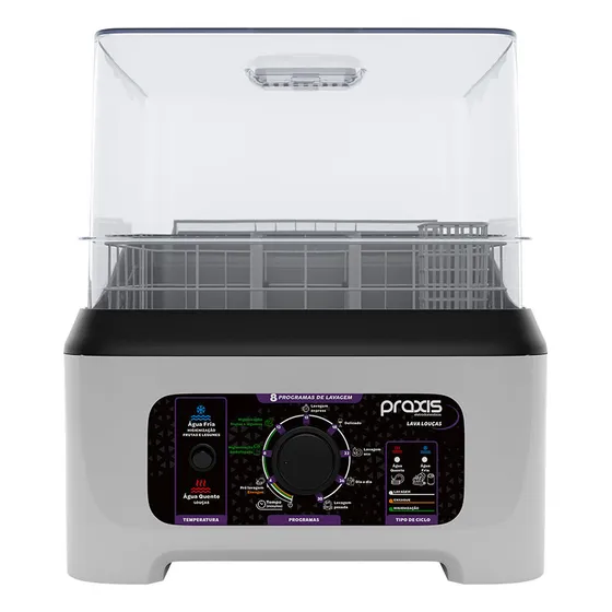 Lava Louças Portátil Llpp Semi Automática Praxis Cor Branco 127v