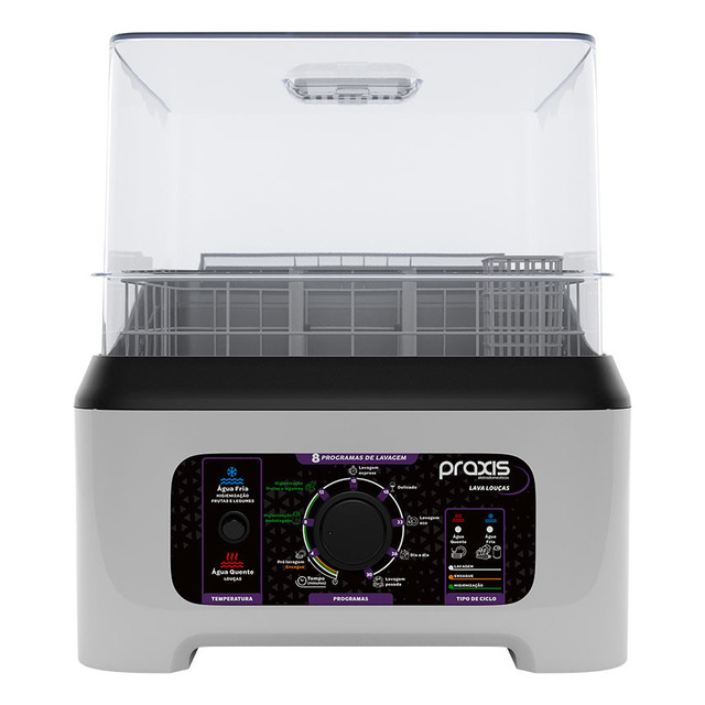 Máquina De Lavar Louça Portátil Semiautomática Praxis Branca 220 V Máquina De Lavar Louça Portátil Semiautomática Praxis Branca 220 V