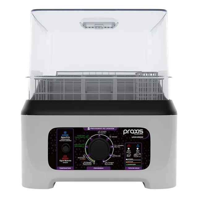 Lava Louças Portátil Llpp Semi Automática Praxis Cor Branco 127v