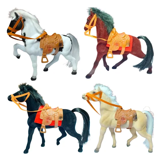 Caballo Felpa 20 X 20 Juguete Coleccionable Decorativo Niños