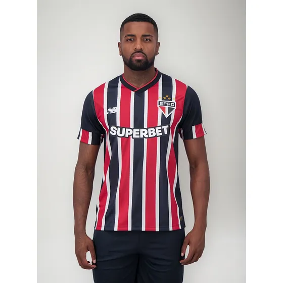 Camisa New Balance São Paulo Ii 2024 Com Patrocínio