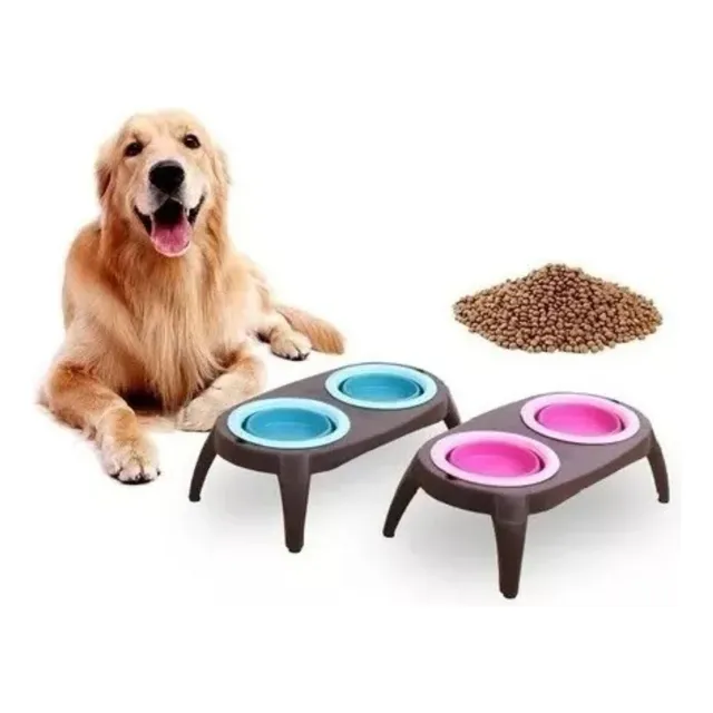 Comedero Elevado Para Mascotas Perros Y Gatos