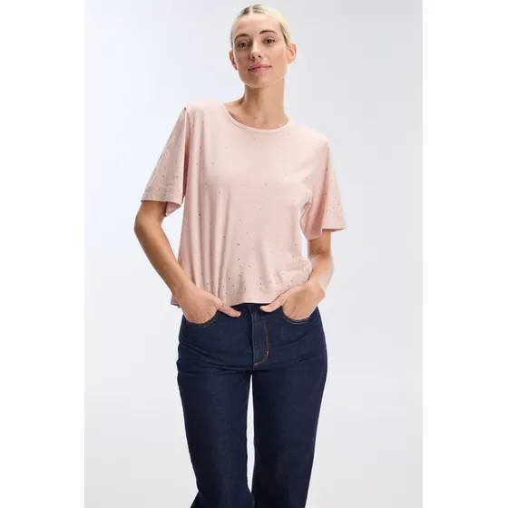 Remera Manga Corta Regular Desgastada Mujer Portsaid