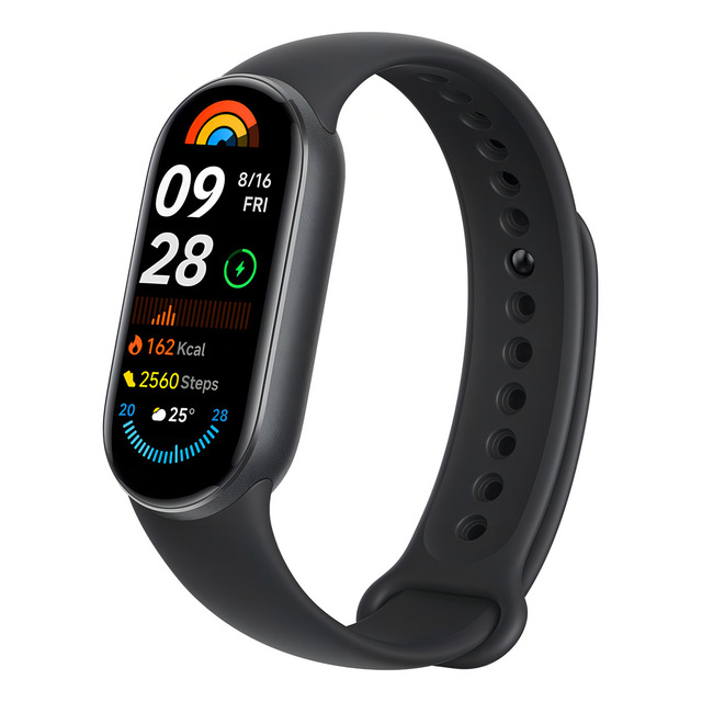Smartwatch Xiaomi Mi Band 9 Tela 1,62 Amoled Preto Desenho Da Pulseira Sport Smartwatch Xiaomi Mi Band 9 Tela 1,62 Amoled Preto Desenho Da Pulseira Sport