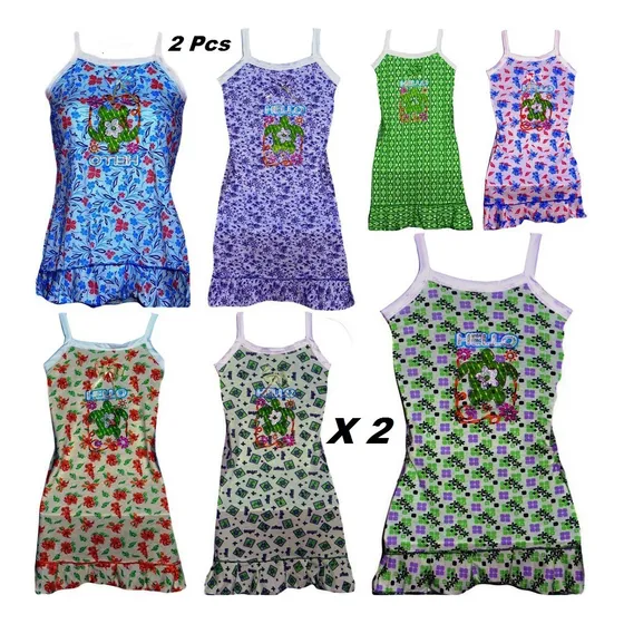Blusas Niñas Franela Manga Corta Tiritas Estampadas Sweet