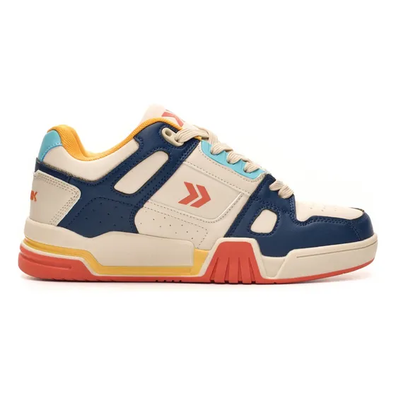Zapatilla Casual Blanca Y Verde Emmet Mujer Atomik
