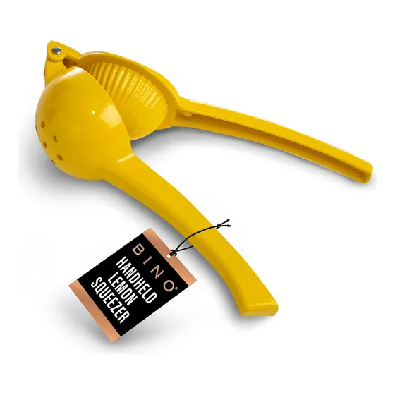 Exprimidor Limon Aleacion Aluminio Amarillo