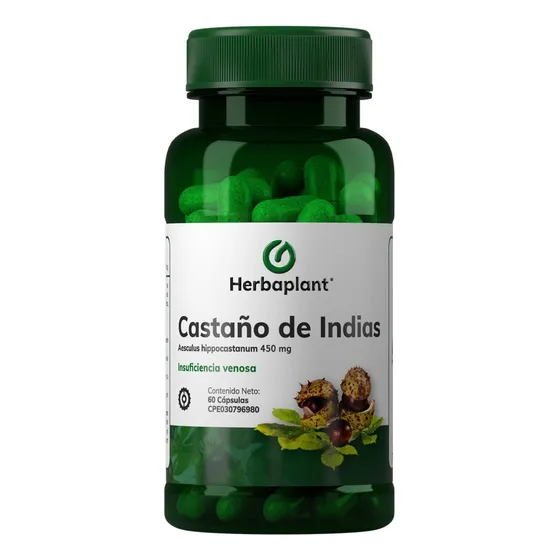 Castaño De Indias 450 Mg 60 Cápsulas Herbaplant