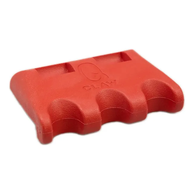 Qclaw Soporte Para Taco Billar 3 Lugar Color Rojo