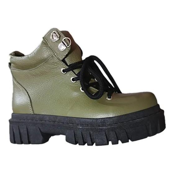 Borcego Corto 100% Cuero Vacuno Mujer Invierno Zapatos