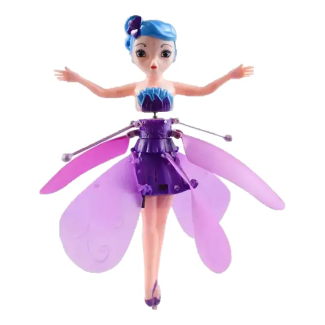 Juguete Para Niña Hada Voladora Con Luces Bateria Recargable