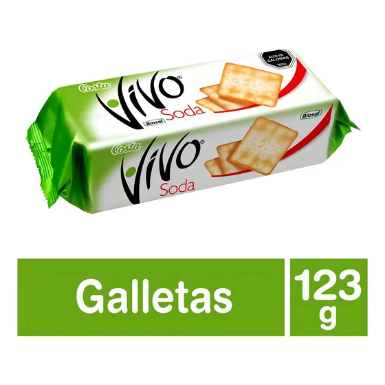 Galletas De Soda Vivo 123 G