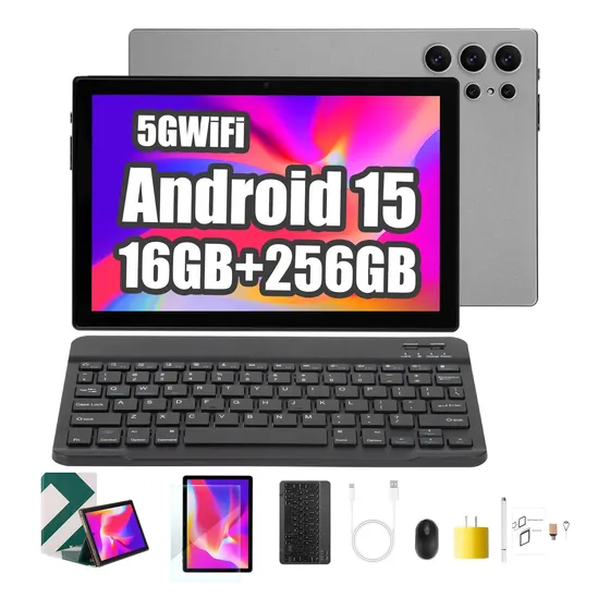 Tablet Rikkai S25  10.1'' Android 15 16gb+256gb Rom 5g Wifi