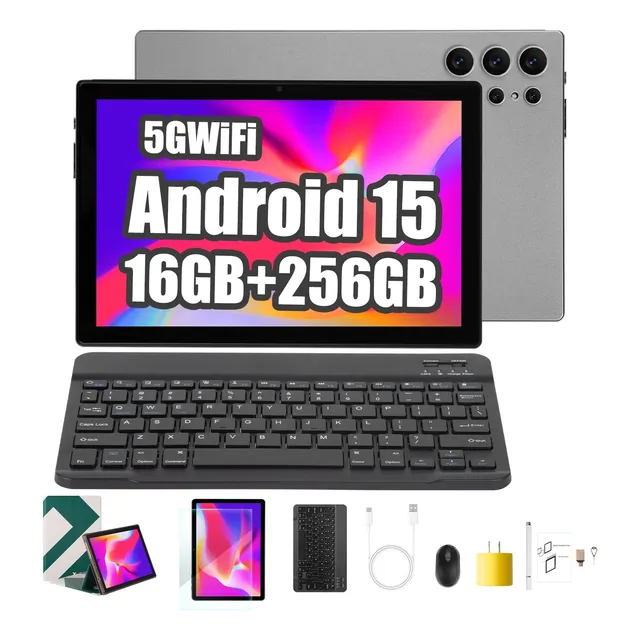 Tablet Rikkai S25  10.1'' Android 15 16gb+256gb Rom 5g Wifi
