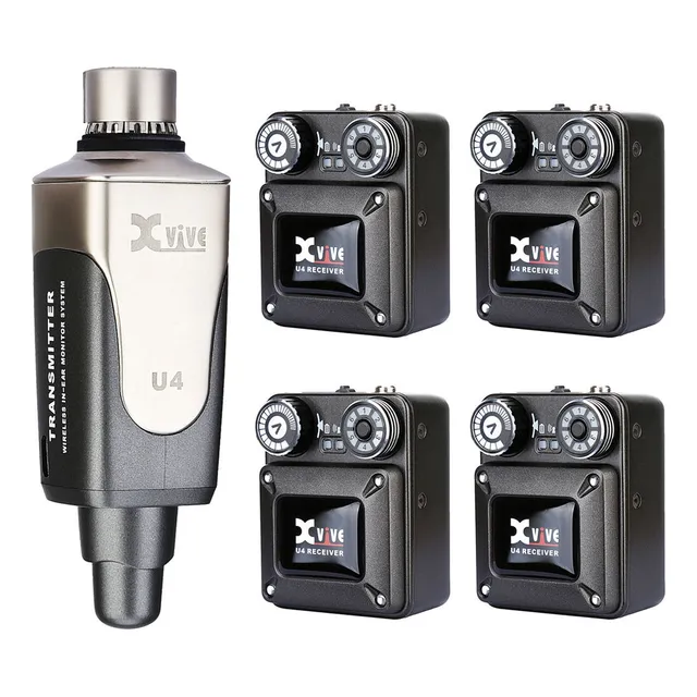 Sistema De Monitoreo Xvive U4r4 Quad Inalámbrico Para In-ear