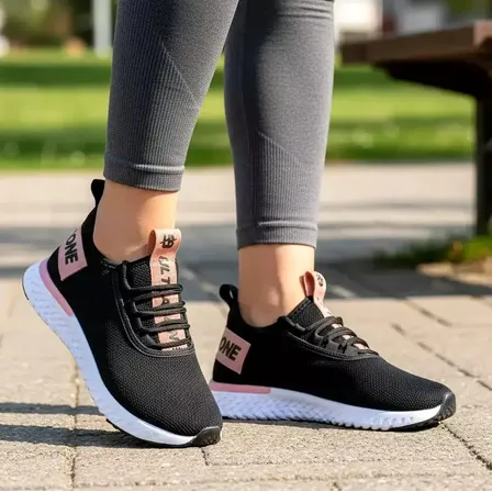 Tênis Feminino Ortopédico Caminhada Academia Corrida Fitness