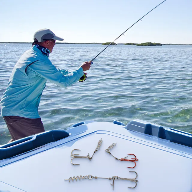 Terminal De Pesca Con Aparejos Para Anzuelos Triples De Señu