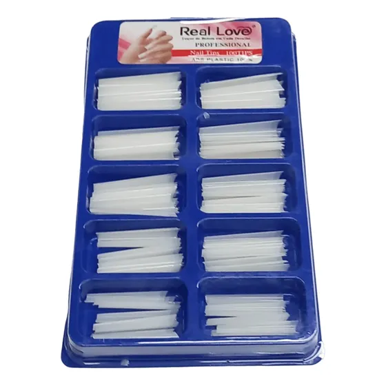 Unha Tips Curvatura C - Real Love C/100 - Leitosa/bailarina