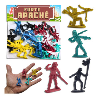 Soldadinhos Forte Apache Velho Oeste Indio Cowboy Boneco Soldadinhos Forte Apache Velho Oeste Indio Cowboy Boneco
