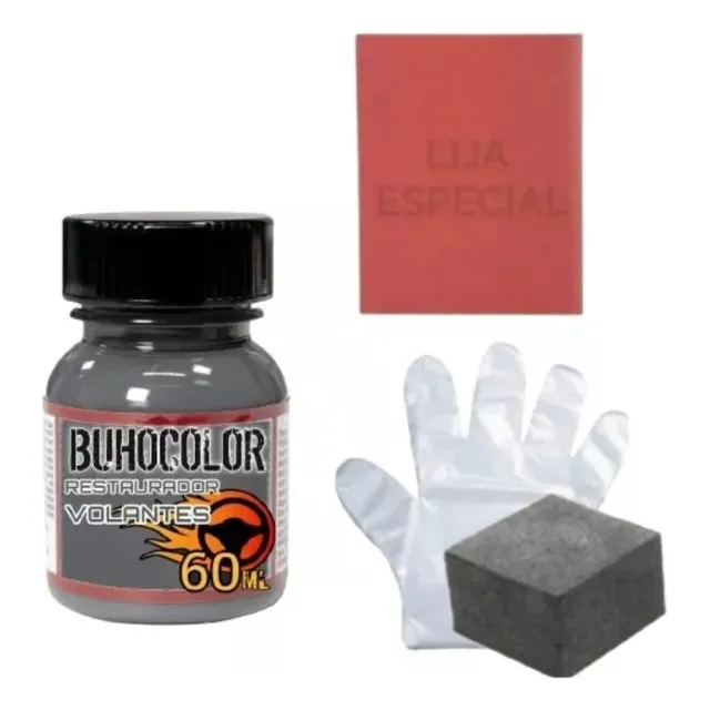 Kit Restaurador Volante Gris Oscuro