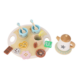 Juego De Té De Madera Para Niñas Pequeñas, Tetera, Juego De Juego De Té De Madera Para Niñas Pequeñas, Tetera, Juego De