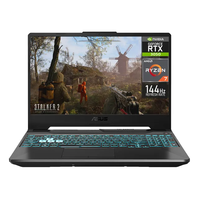 Laptop Gamer Asus Tuf Gaming A15 Rtx 3050 Ryzen 7 8gb 512gb Color Gris - Excelente (Reacondicionado)