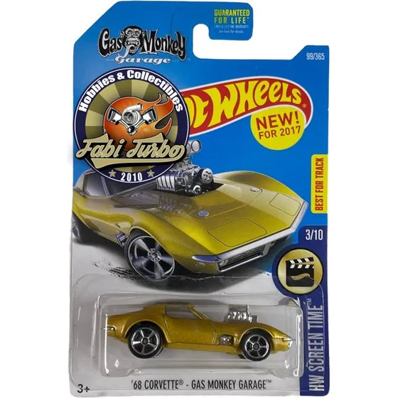 Hot Wheels 2017 - 68 Corvette - Gas Monkey Garage