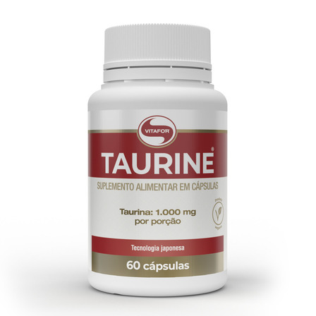 Taurine 60 Cápsulas Vitafor Taurine 60 Cápsulas Vitafor