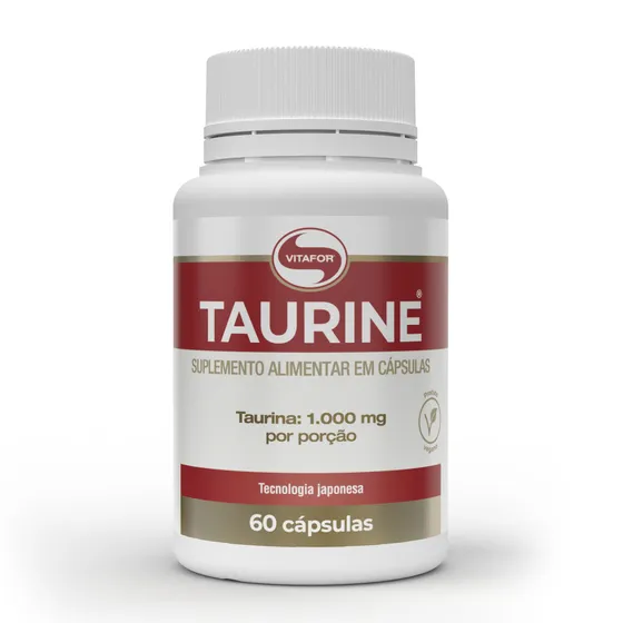 Taurine 60 Cápsulas Vitafor
