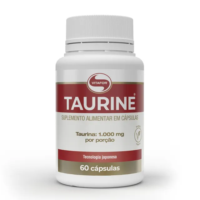 Taurine 60 Cápsulas Vitafor