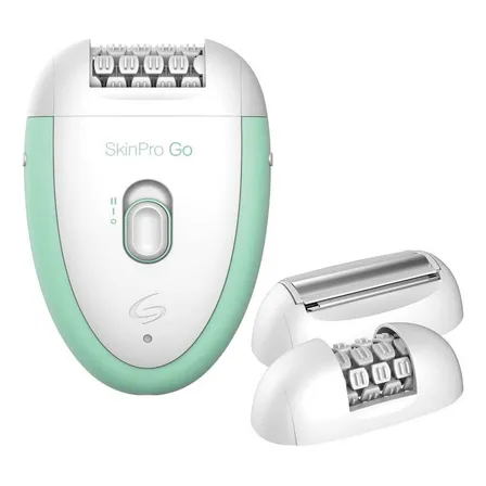 Depiladora Gama Skin Pro Go 2 Verde Afeitado Y Depilación