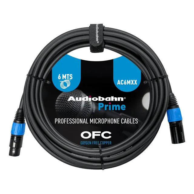 Cable Profesional Ofc Xlr A Xlr 6mts Audiobahn Ac6mxx