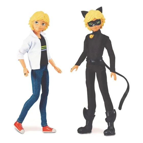 Figura Ladybug - Adrien Cat Noir Secreto De Superhéroe