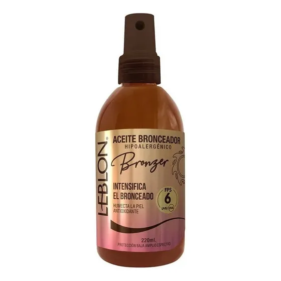 Aceite Bronceador Bronzer Fps 6 | Leblon | 220 Ml