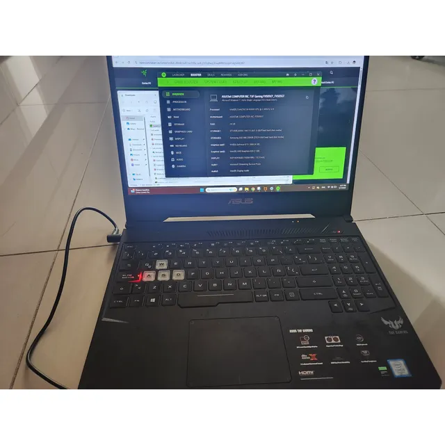 Laptop Gamer Asus Tufgaming Fx505g Negro