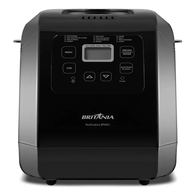 Panificadora Britânia Digital 12 Programas 3l Bpne01 127v