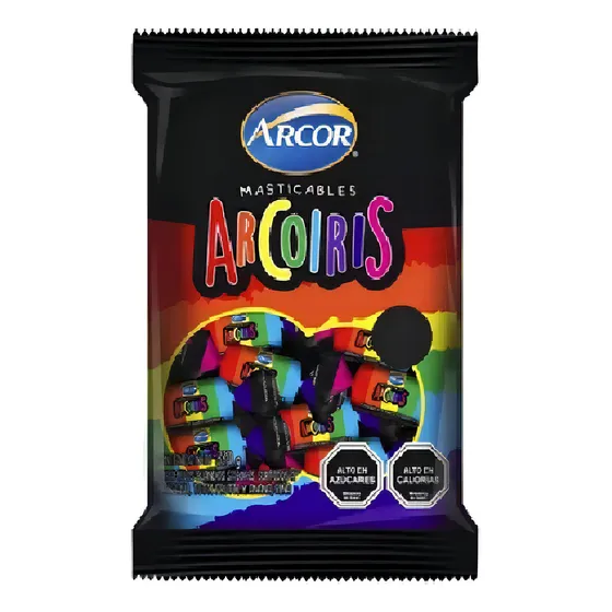 Caramelo Masticable Hallowen Arcoiris X 100 Unidades
