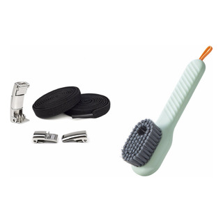 Kit Cepillo Para Limpiar Tenis + Agujetas Elásticas Kit Cepillo Para Limpiar Tenis + Agujetas Elásticas