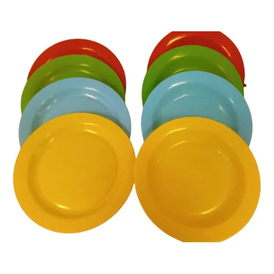 Plastos Plásticos Reusables Duraderos Variedad Colores
