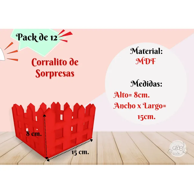 Corralitos-canastas De Sorpresas Para Fiestas Infantiles(12)