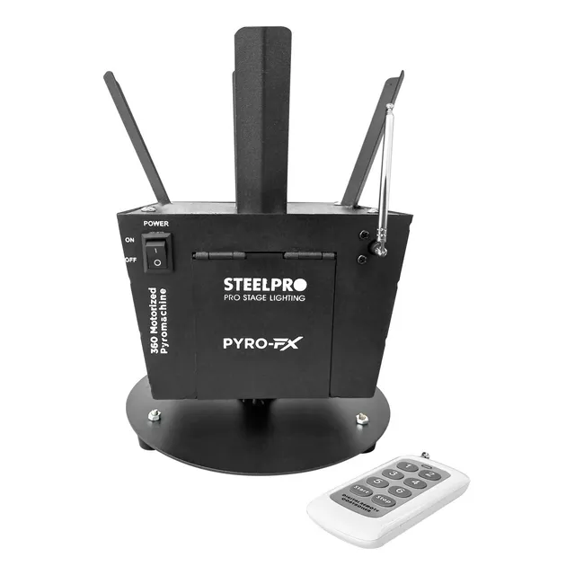 Detonador Pirotecnia Giratorio 360 Inalambrico By Steelpro