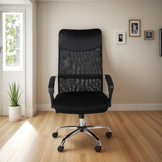 Silla Sillón De Escritorio Ejecutivo Mesh Alta 208  Amarelo