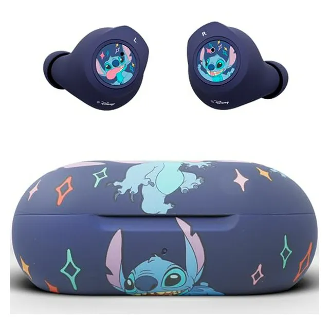 Auriculares Bluetooth Lilo Y Stitch Con Estuche De Carga - M