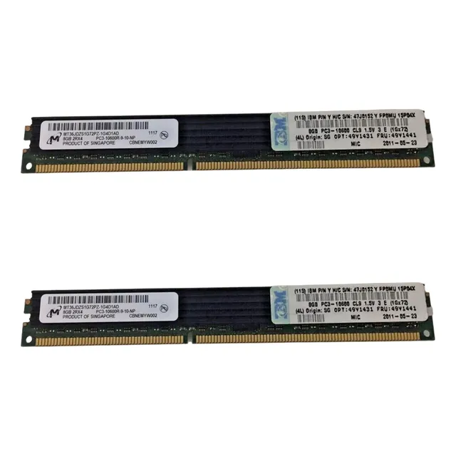 Memoria Ram Micrón Mt 8gb Pc3l-10600 Ddr3-1333 Para Servidor (Reacondicionado)