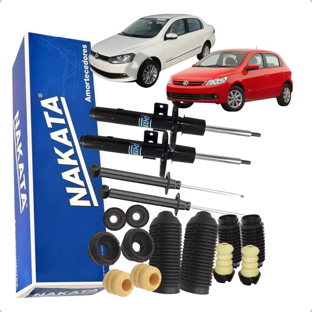 4 Amortecedor Original Nakata Gol Voyage G5 G6 G7 + Kit Comp